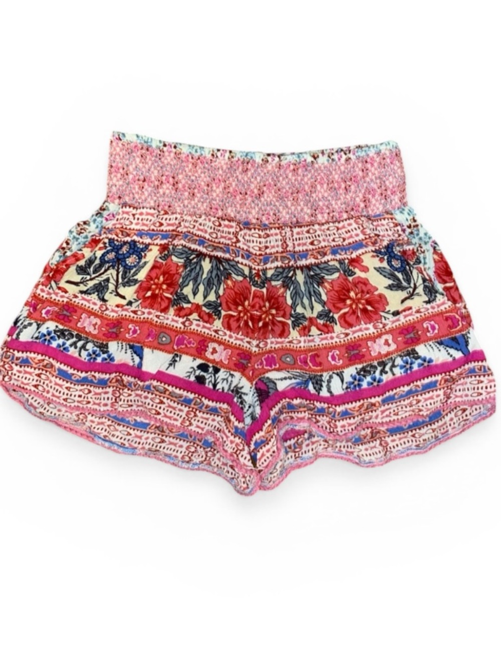 Altar’d state boho floral shorts, never worn, elastic stretchy waist, size small